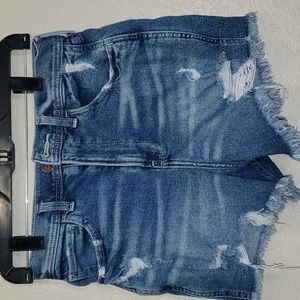 Hollister Ulta High Rise Vintage Stretch 4" Shorts Size 3 Waist 26 Beach